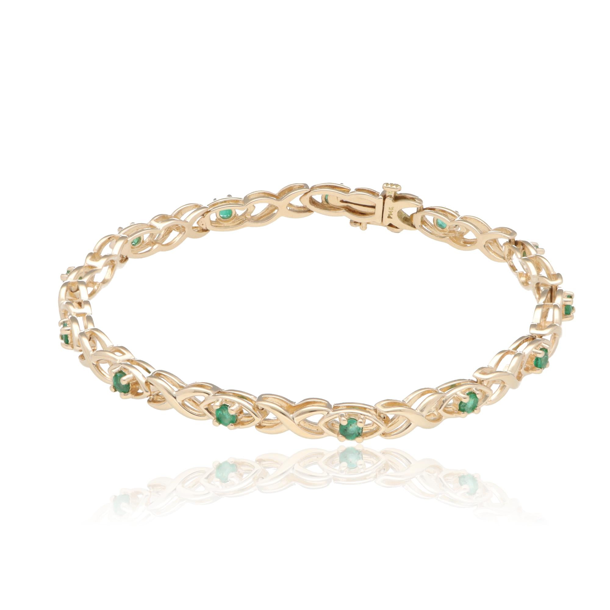 Colored Stone Bracelet