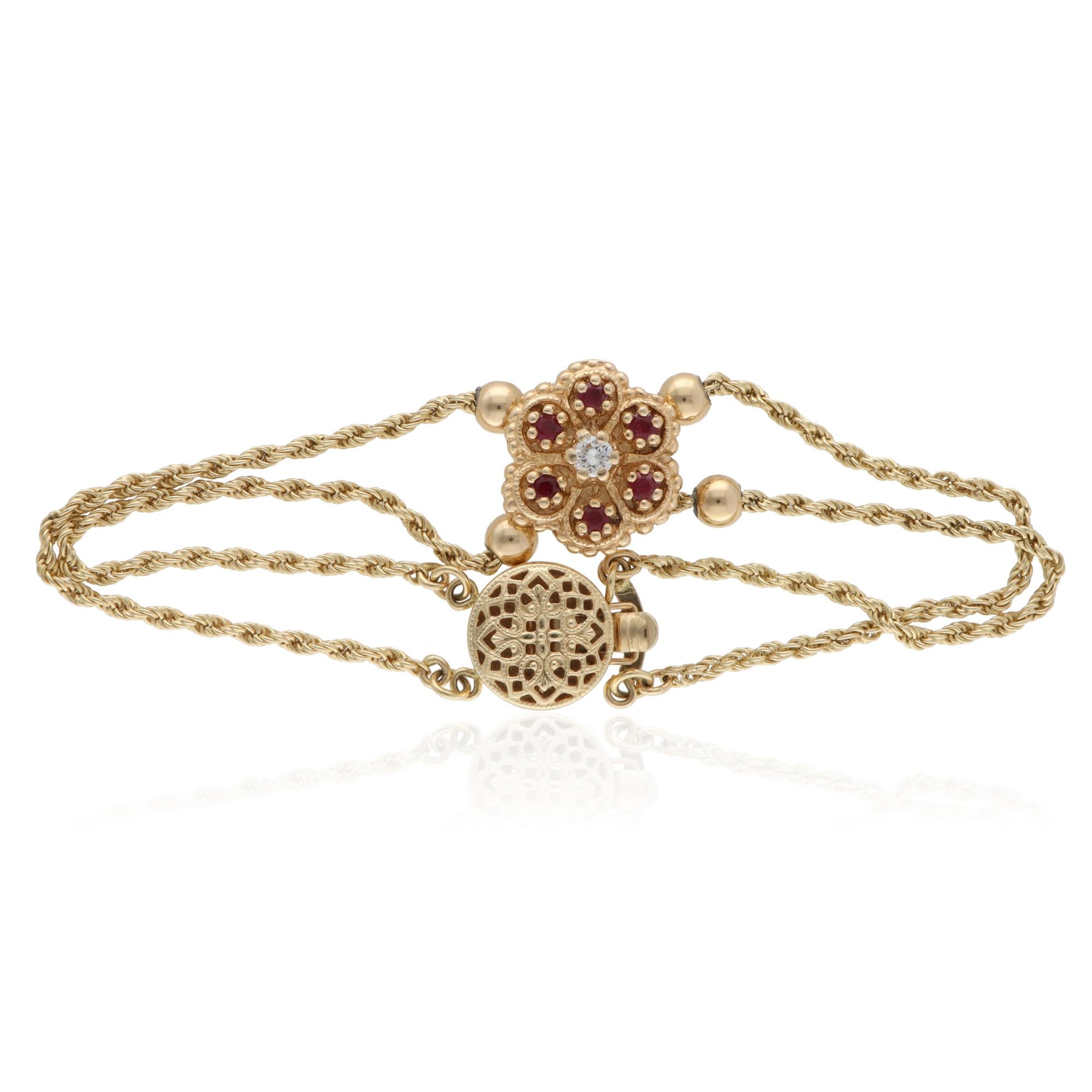 Colored Stone Bracelet