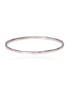 14K White Gold Flex Bangle 2.00ct Diamonds G/H SI1 7in Elegant Bracelet  8.2gram