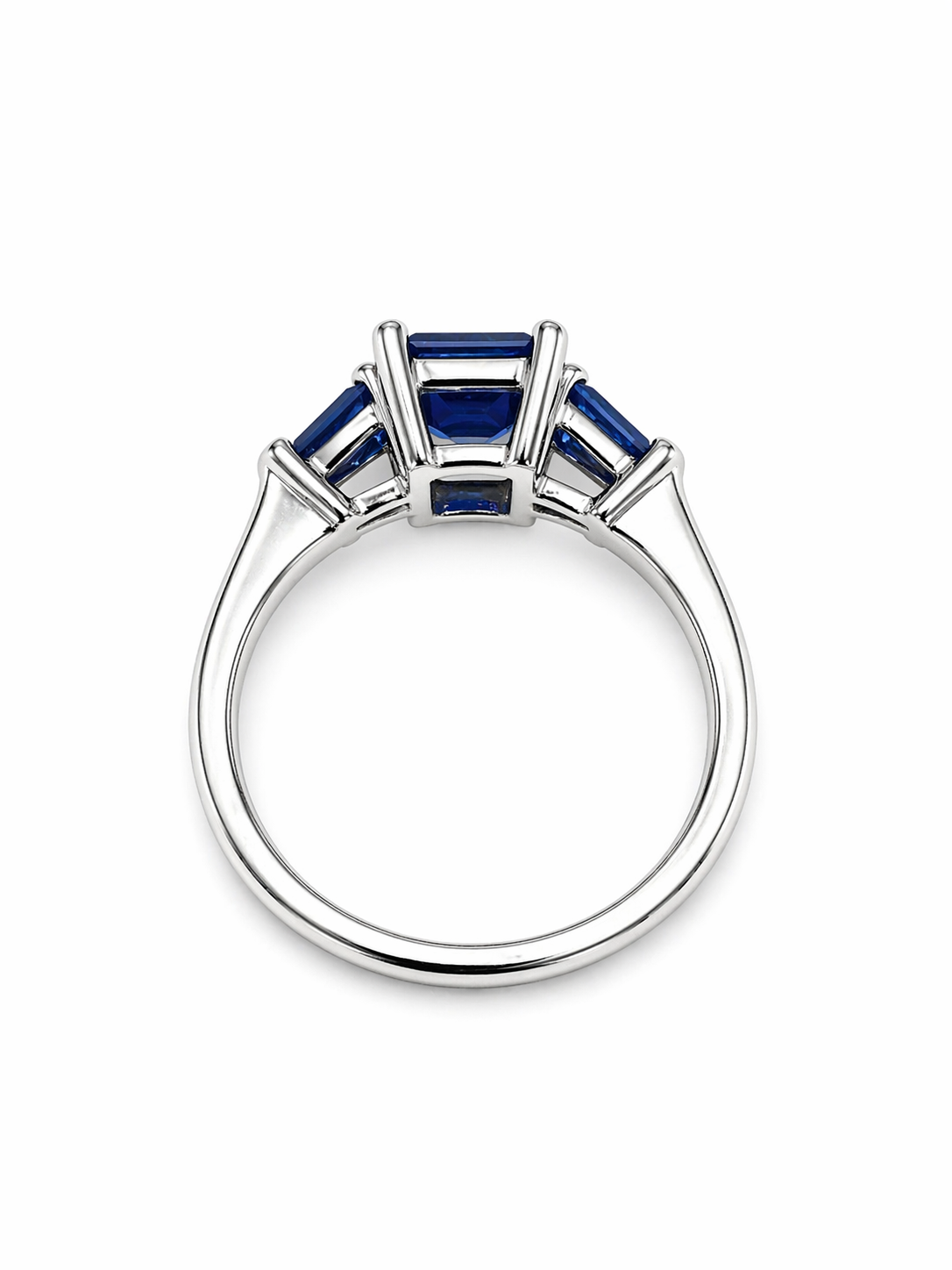 Emerald Cut Sapphire Ring