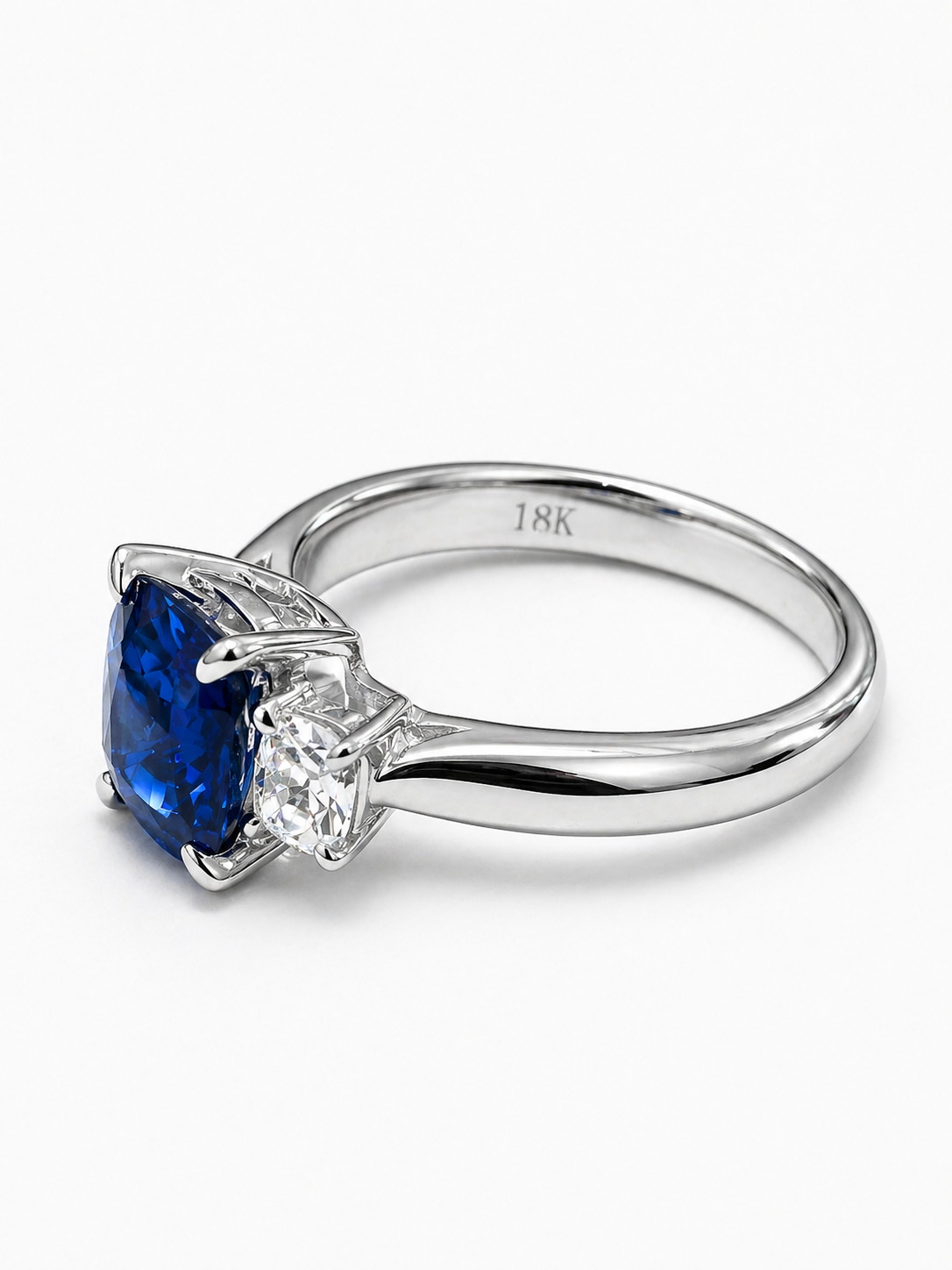 Timeless Sapphire Three Stone