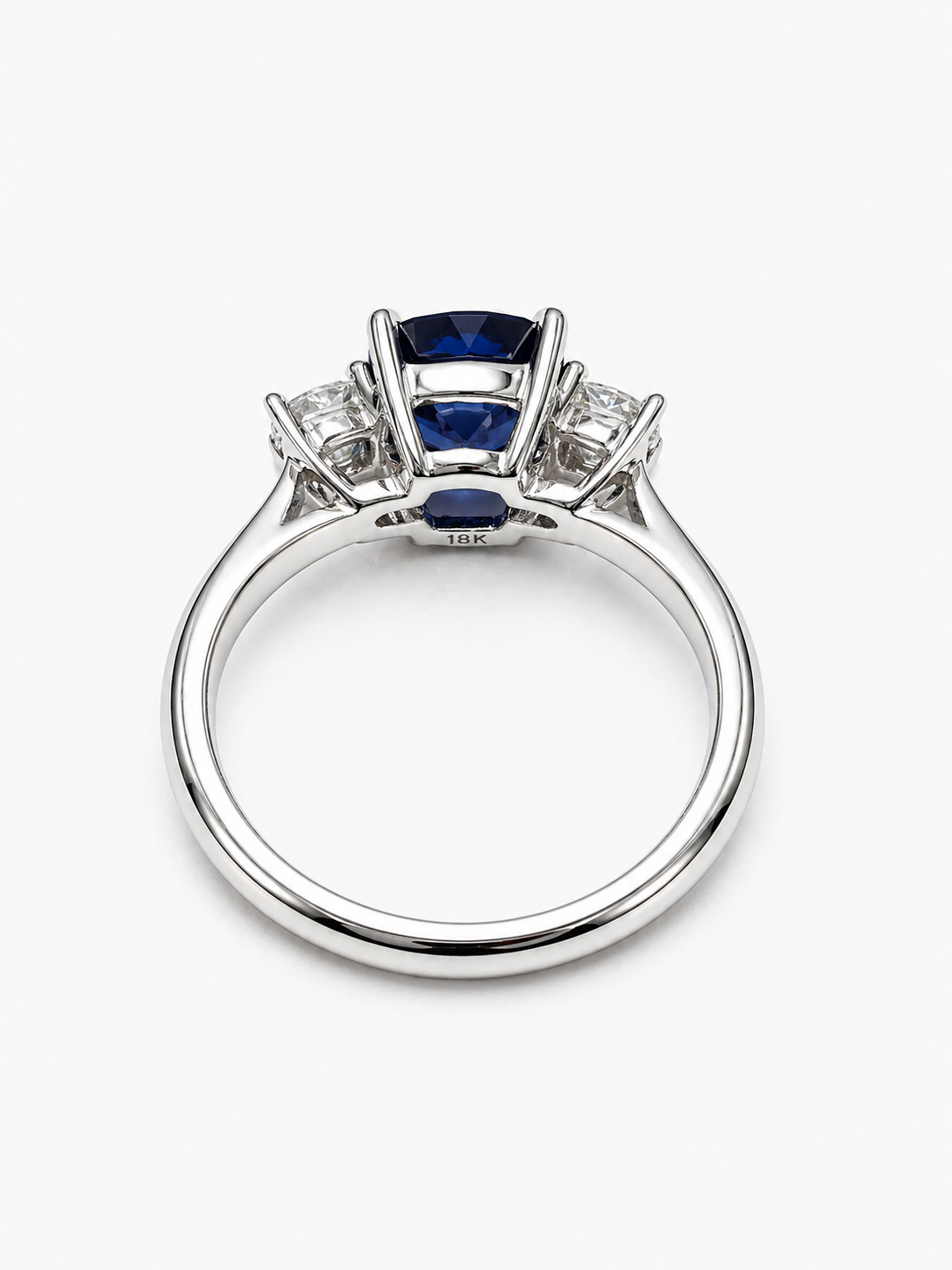 Timeless Sapphire Three Stone