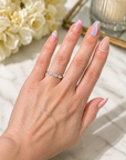 Diamond Marquise Shaped Band