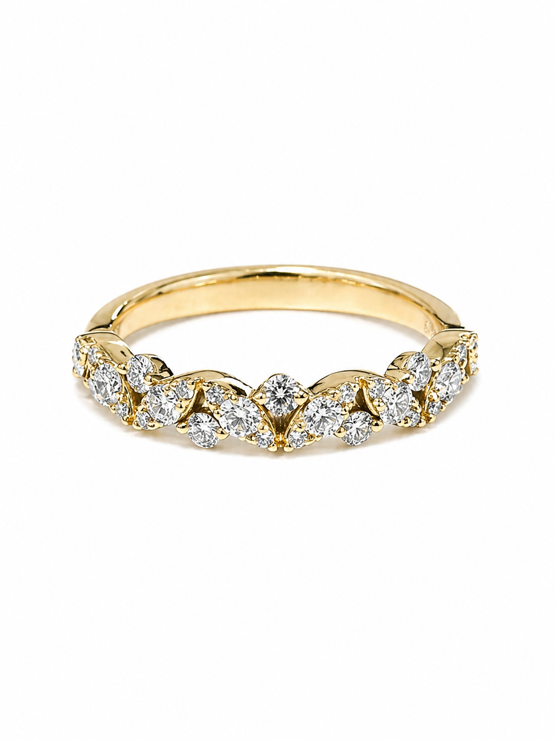 Diamond Vine Band Ring