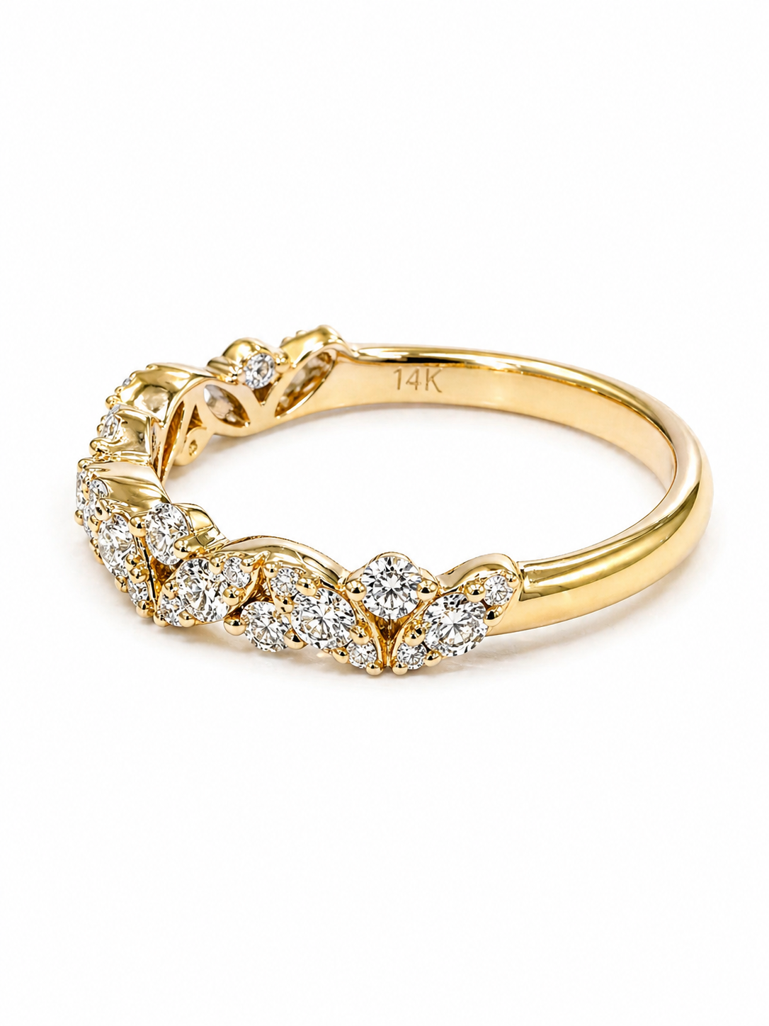 Diamond Vine Band Ring