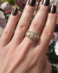 Mixed Cut Diamond Gold Band
