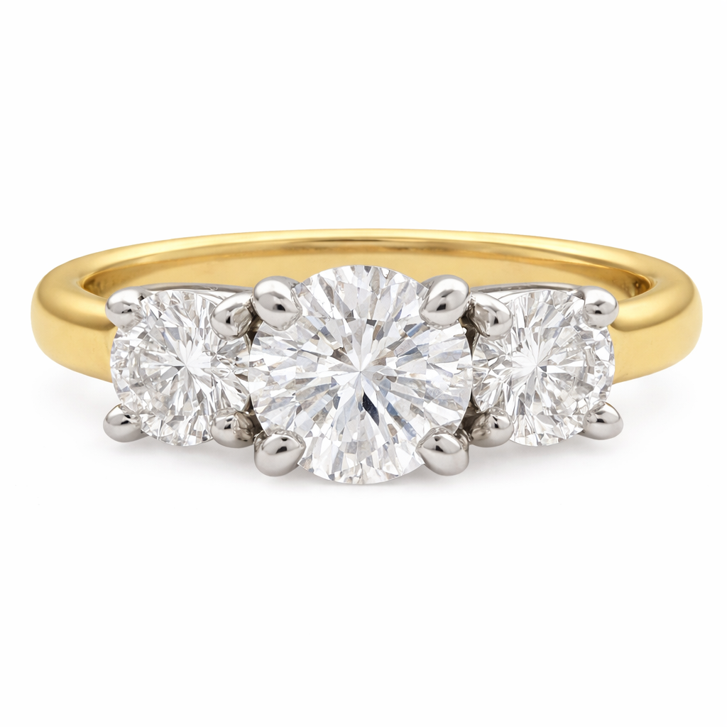 Classic Three Diamond Ring