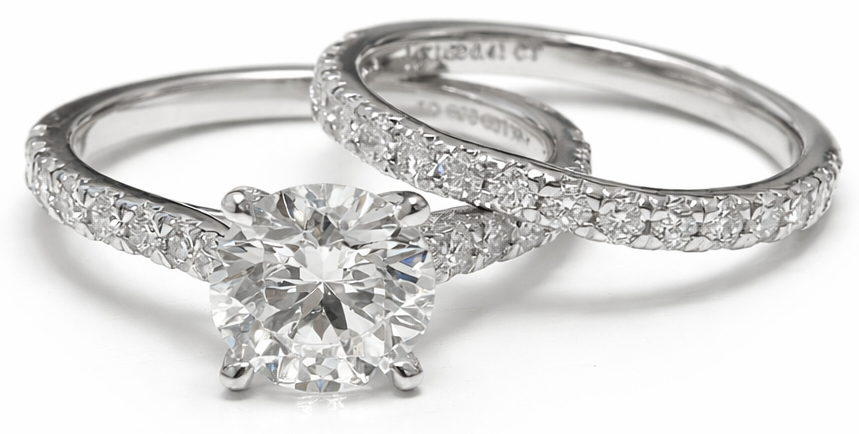 Round Diamond Bridal Set