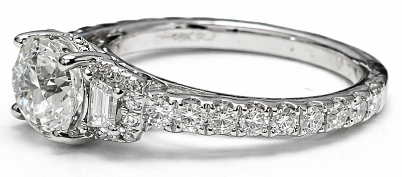 Classic Diamond Halo Ring