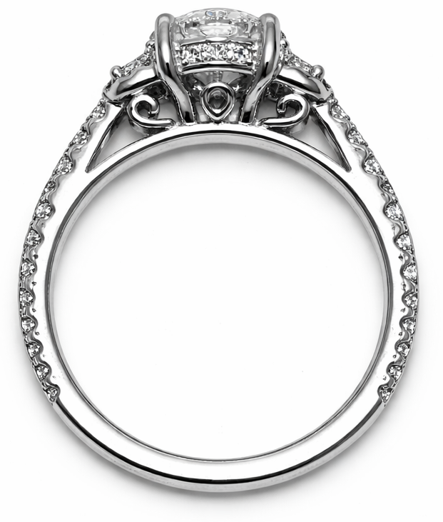 Classic Diamond Halo Ring