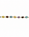 14K Yellow Gold Multi-Gemstone Bracelet