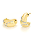 14 Yellow 0.18tw Round Diamond G/H SI1 J Hoop tw