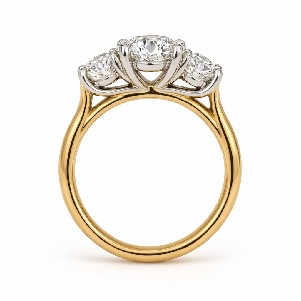 Classic Three Diamond Ring