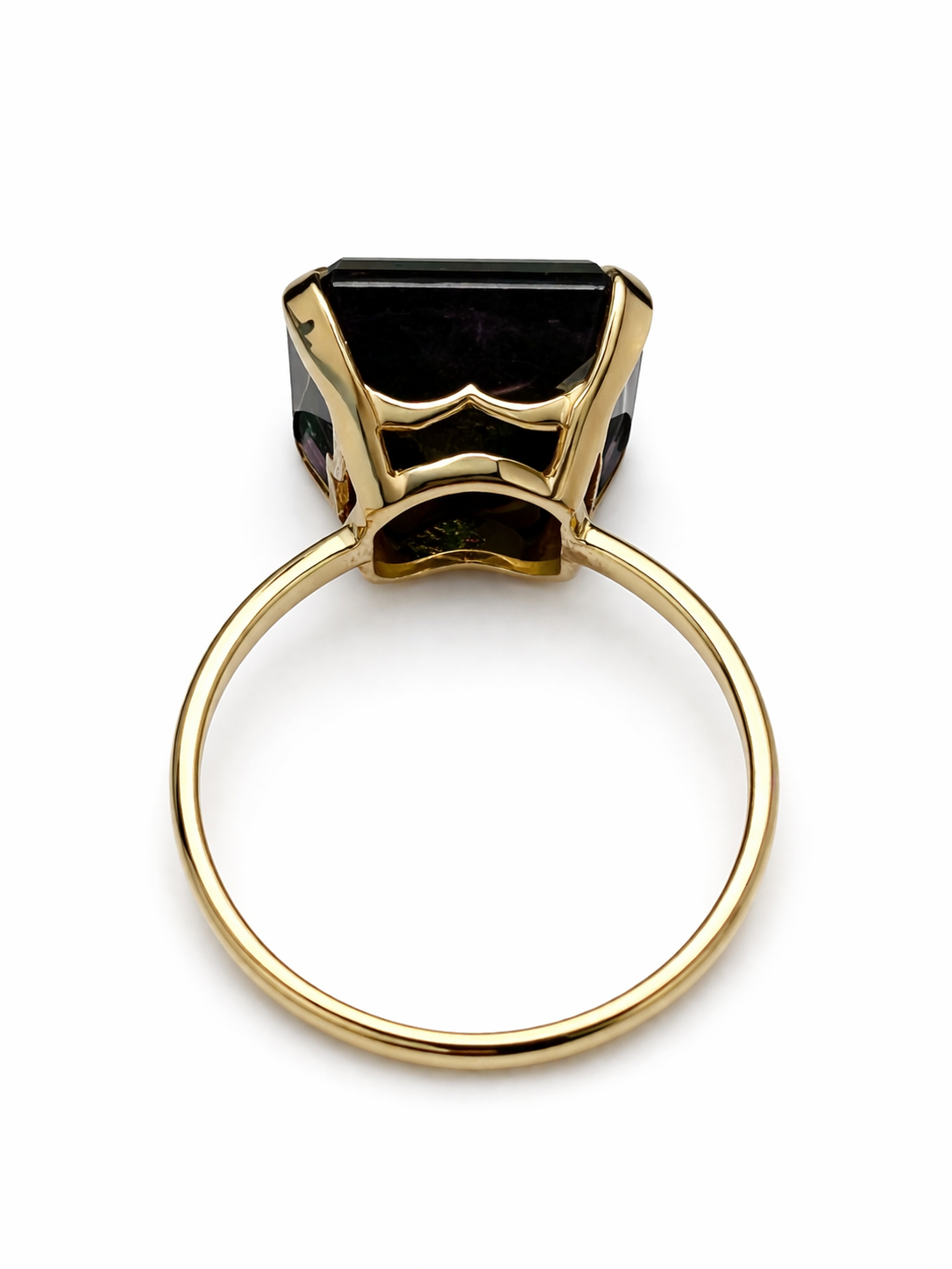 Bi Color Tourmaline Ring