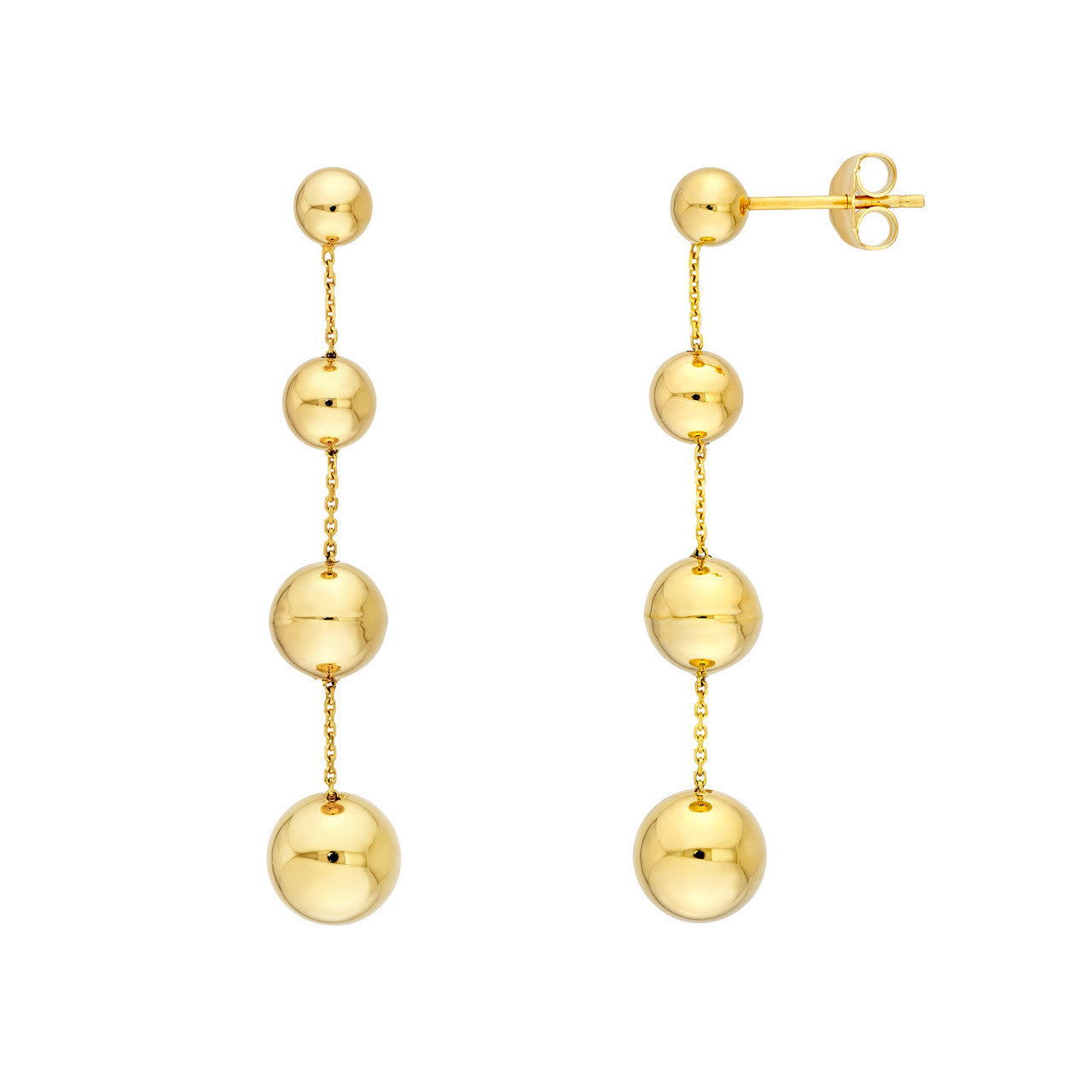 Precious Metal (No Stones) Earring