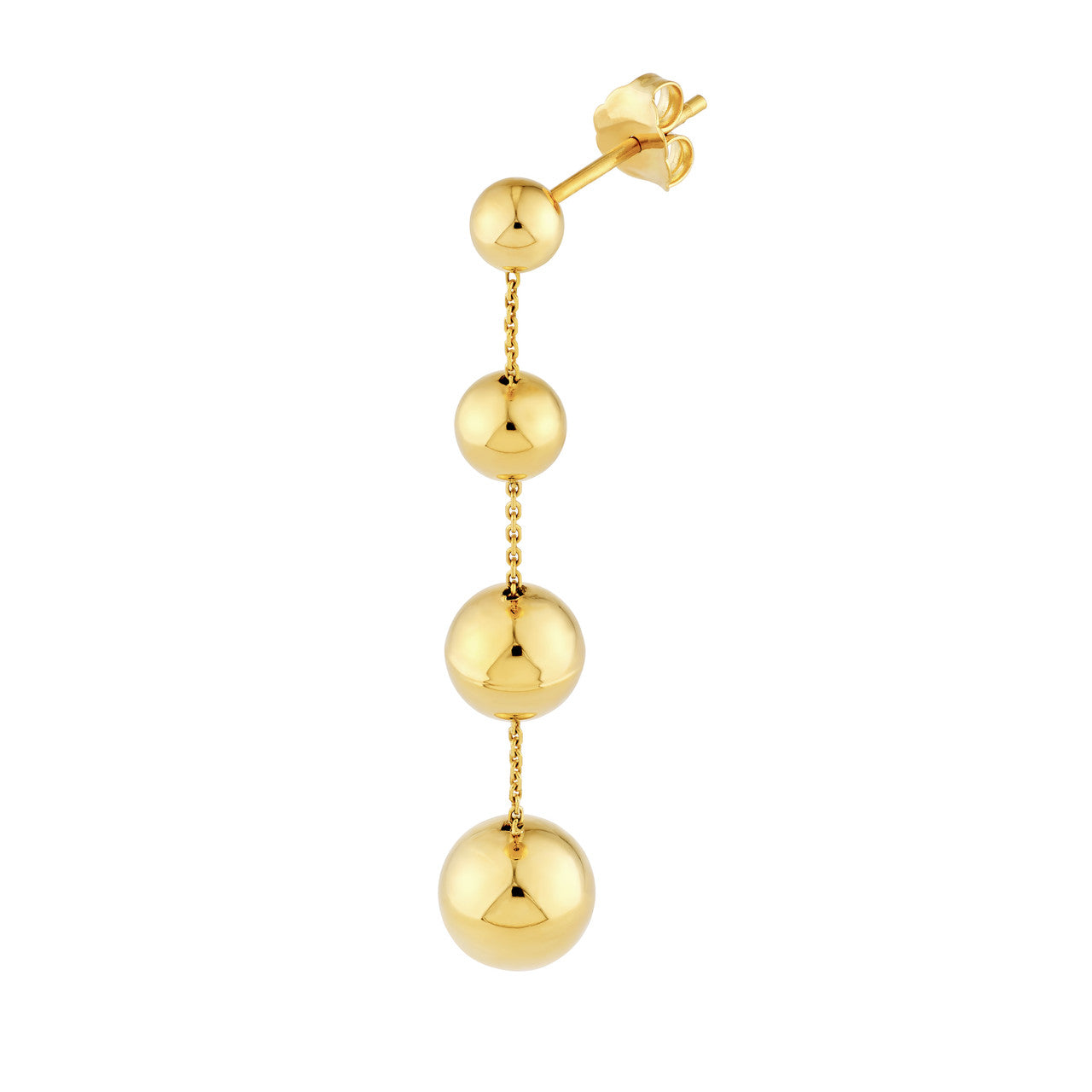 Precious Metal (No Stones) Earring