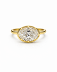 East West Oval Lab Grown Diamond Ring
