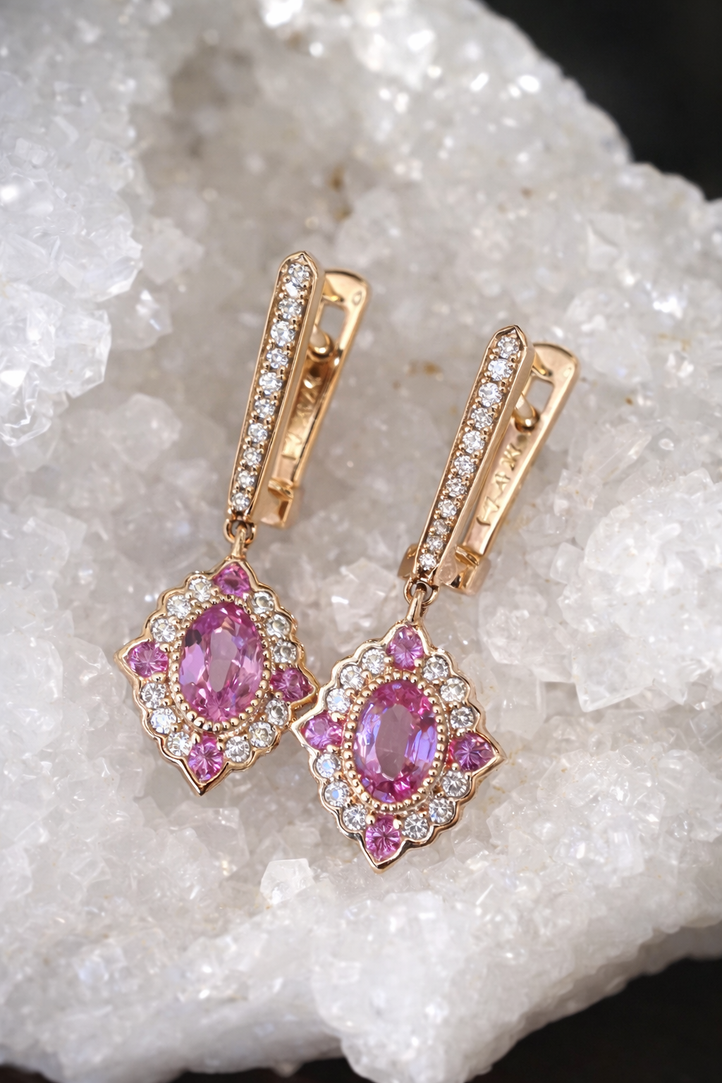 Colored Stone Earring
