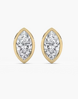 Modern Marquise Natural Diamond Studs