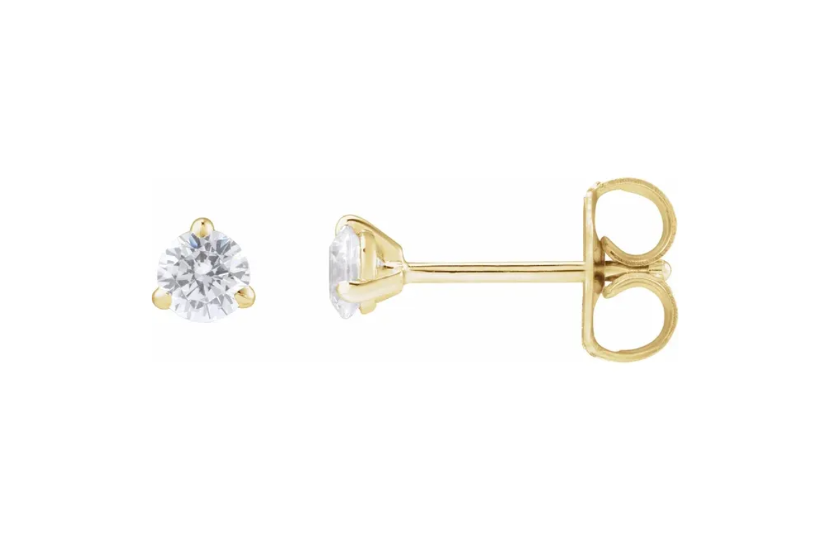 Classic Round Diamond Studs
