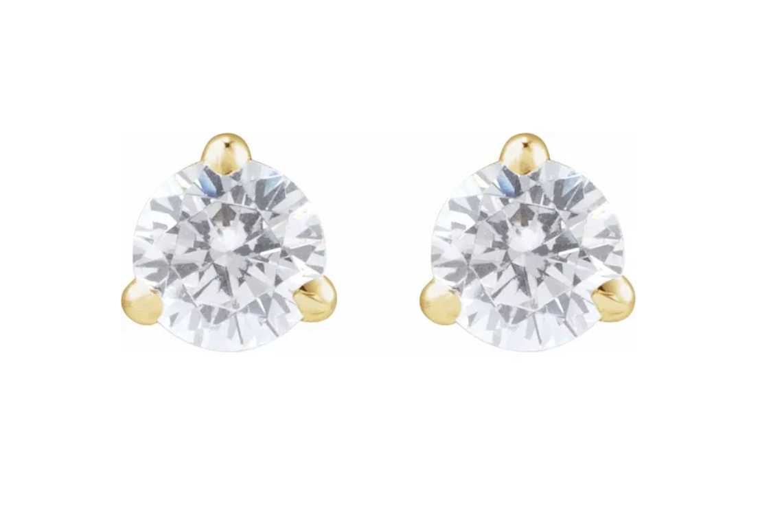 Classic Round Diamond Studs
