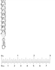 Sterling Silver 8.4mm Concave Open Cuban Curb Bracelet – 8.5"