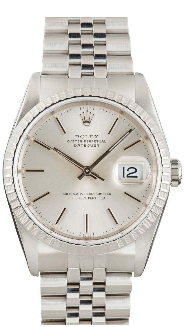 Pre-Owned Rolex Datejust Stainless Steel Silver Dial Watch – Ref. 16220