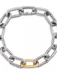 David Yurman Madison® Chain Bracelet in Sterling Silver & 18K Yellow Gold 11mm