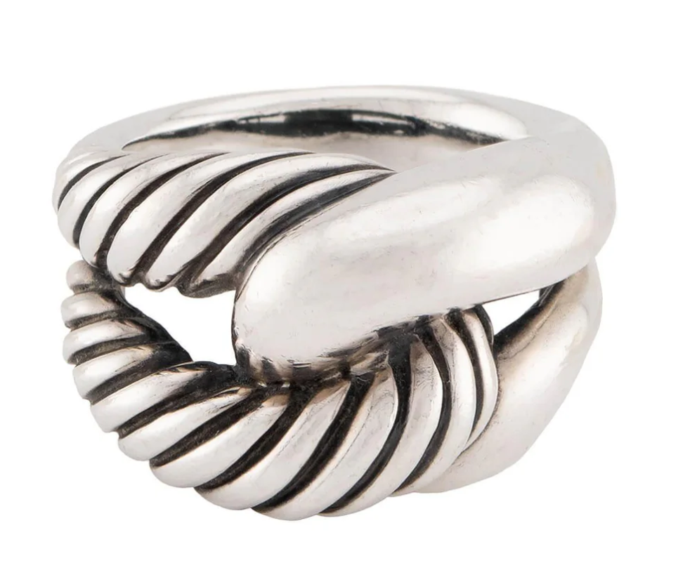 David Yurman Estate Sterling Silver Knot Ring