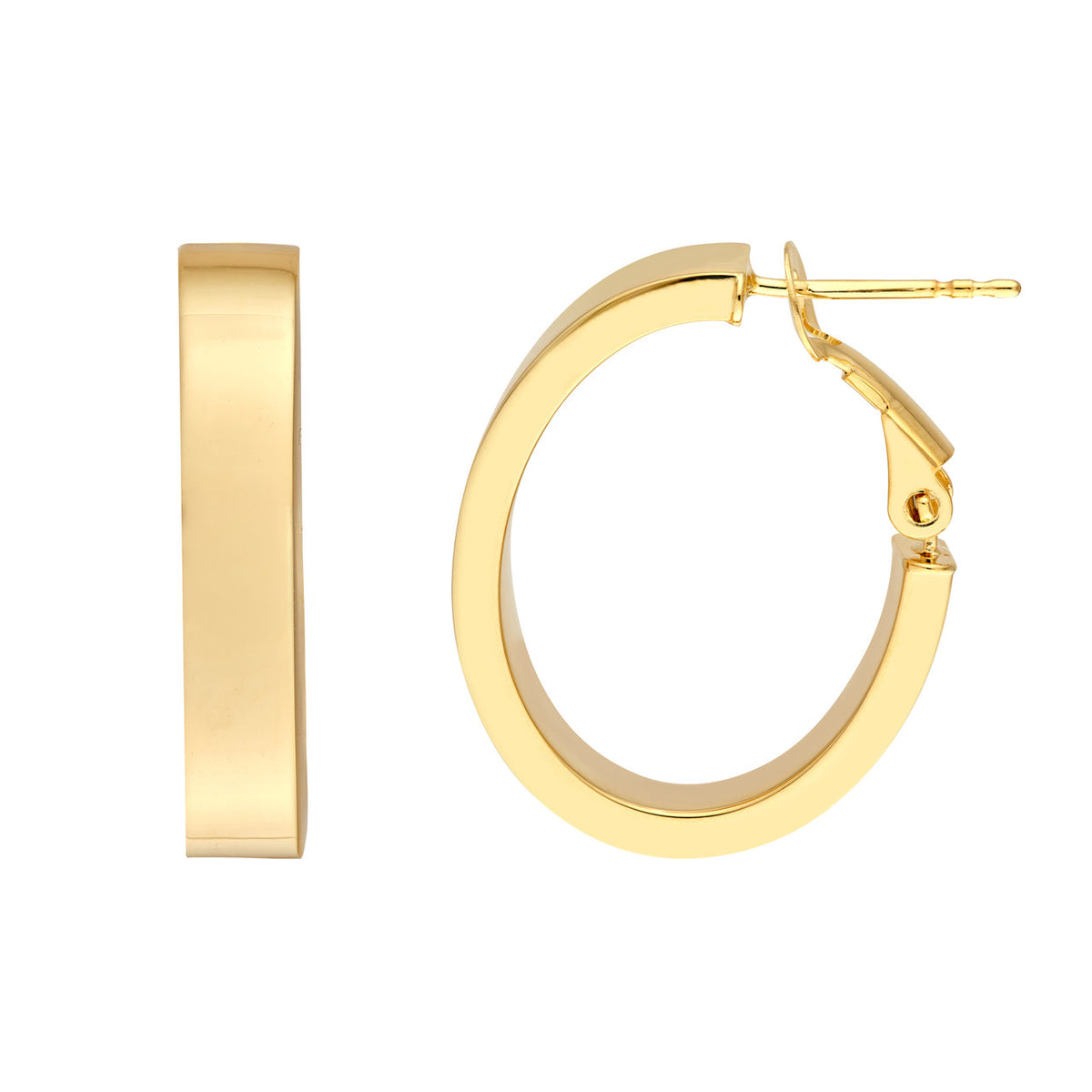 Precious Metal (No Stones) Earring