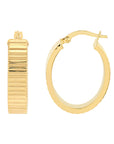 Precious Metal (No Stones) Earring