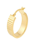 Precious Metal (No Stones) Earring