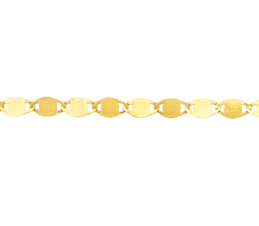 14ky 10" adj Valentino Ch anklet