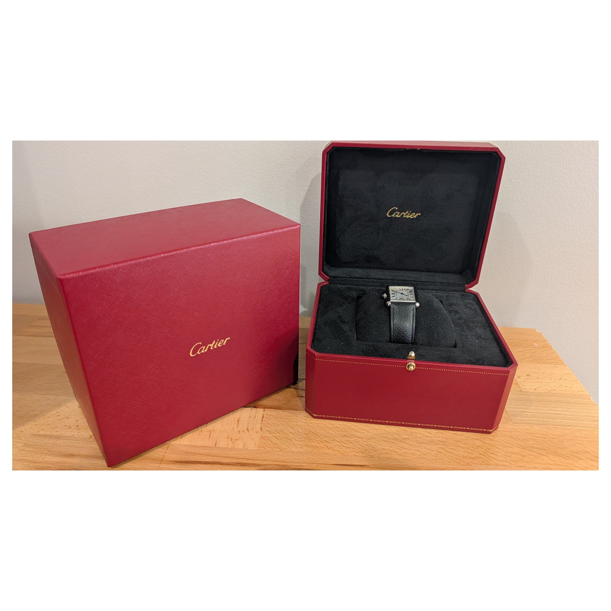 Cartier Tank Must Large Model WSTA0041 Stainless Steel Watch