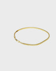 14K Yellow Gold Box Chain Bracelet 7.25in 2mm 5.74g Sleek Classic Style